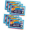 Pacon Index Cards, 5 Super Bright Assorted Colors, Unruled, 3" x 5", 100 Cards Per Pack, 6 Packs Image 1
