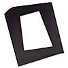 Pacon Pre-Cut Mat Frames, Black, 12" Proper 18", 12 Frames Image 1