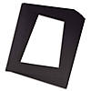 Pacon Pre-Cut Mat Frames, Black, 12" Proper 18", 12 Frames Image 1