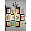 Pacon Pre-Cut Mat Frames, Black, 12" Proper 18", 12 Frames Image 2