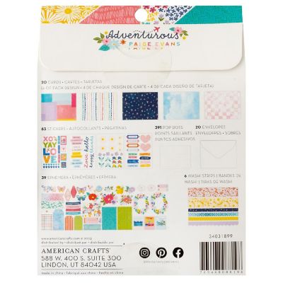 Paige Evans Adventurous Card Making Kit-Makes 20 Image 1