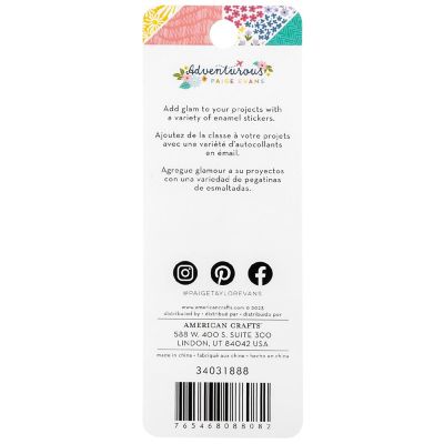 Paige Evans Adventurous Enamel Dots-60/Pkg Image 1