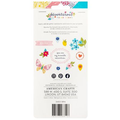 Paige Evans Adventurous Rub-On Sheets-2/Pkg Image 1
