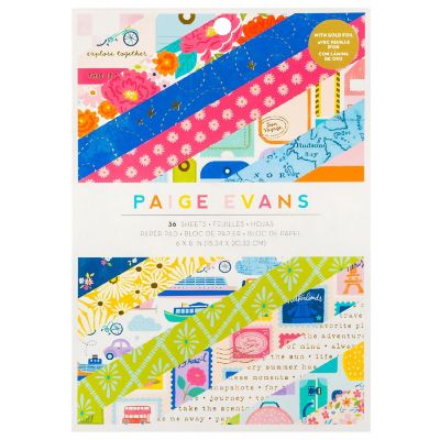 Paige Evans Adventurous Single-Sided Paper Pad 6"X8"-36 Sheets Image 1