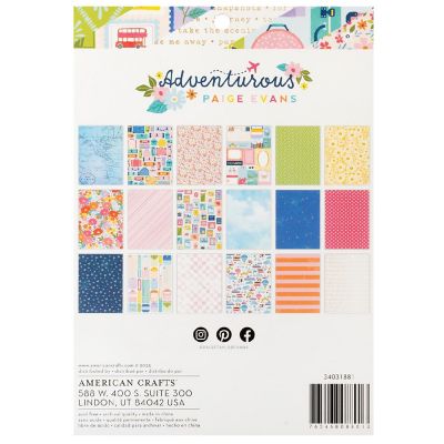 Paige Evans Adventurous Single-Sided Paper Pad 6"X8"-36 Sheets Image 1