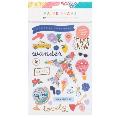 Paige Evans Adventurous Sticker Book-8 Sheets Image 1