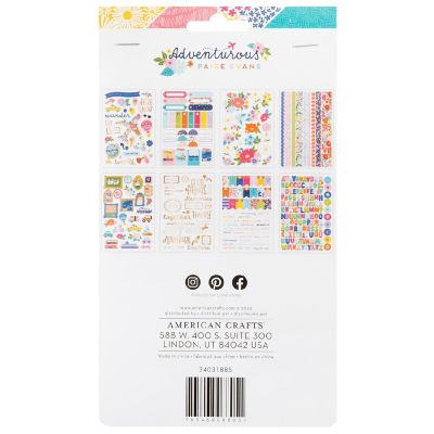 Paige Evans Adventurous Sticker Book-8 Sheets Image 1