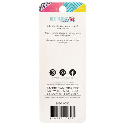 Paige Evans Blooming Wild Charms 18/Pkg Image 1
