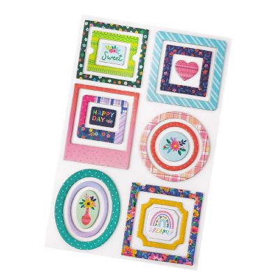 Paige Evans Blooming Wild Chipboard Mini Frames-18/Pkg Image 2