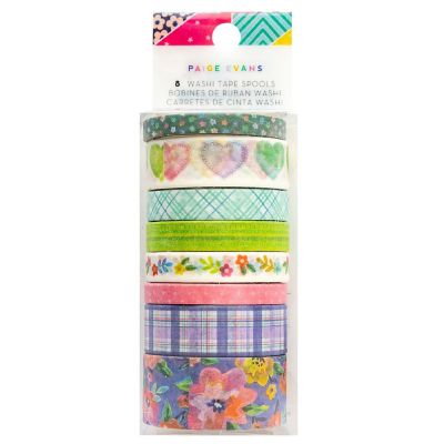 Paige Evans Blooming Wild Washi Tape-8/Pkg Image 1
