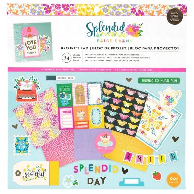Paige Evans Paper Project Pad 12"X12"-Splendid Image 1