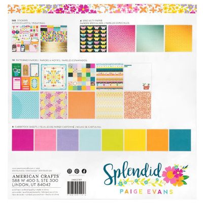 Paige Evans Paper Project Pad 12"X12"-Splendid Image 1