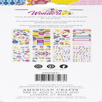 Paige Evans Wonders Sticker Book-286/Pkg Image 1