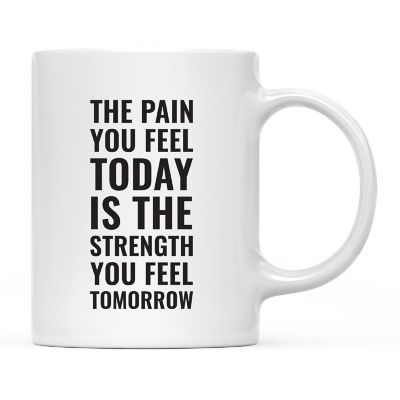 Pain Today Strength Tomorrow Mug Image 2