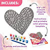 Paint Your Own Stepping Stone: Heart Image 1