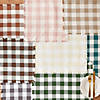 Pale Mauve Heavyweight Check Fringed Placemat (Set Of 6) Image 4