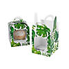 Palm Leaf Cupcake Boxes with Handle - 12 Pc. Image 1