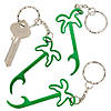 Palm Tree Bottle Opener Keychains - 12 Pc. Image 1