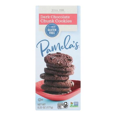 Pamela's Products - Cookies - Dark Chocolate Chunk - Gluten-Free - Case of 6 - 5.29 oz. Image 1