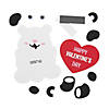 Panda Valentine&#8217;s Day Magnet Craft Kit - Makes 12 Image 1