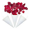 Paper Confetti Cones with Ribbon Handle - 12 Pc. Image 1