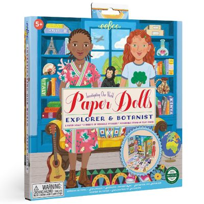 Paper Dolls: Explorer &amp; Botanist - Includes 2 Paper Dolls, 5+ Image 1