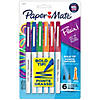 Paper Mate Flair Felt Tip Pens, Bold Tip (1.2 mm), Assorted Colors, 6 Per Pack, 2 Packs Image 1