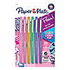 Paper Mate Flair Felt Tip Pens, Medium Point (0.7mm), Candy Pop Pack, 6 Per Pack, 3 Packs Image 1