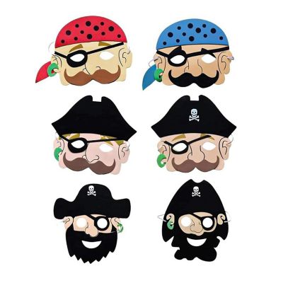 Paper Pirate Child Costume Mask Image 1