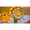 Paper Plate Candy Corn Turkey Craft Kit - Makes 12 Image 3