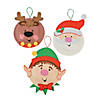 Paper Plate Holiday Characters Craft Kit - Makes 12 Image 1