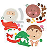 Paper Plate Holiday Characters Craft Kit - Makes 12 Image 1