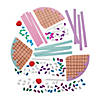 Paper Strip Ice Cream Cone Craft Kit - Makes 12 Image 1
