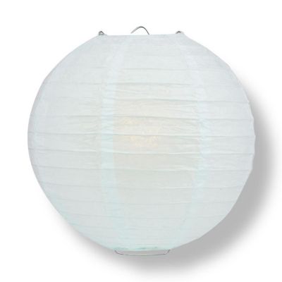 PaperLanternStore Winter Celebration Party PACK Parallel Ribbed Paper Lantern Combo Set (12 pc Set) Image 3