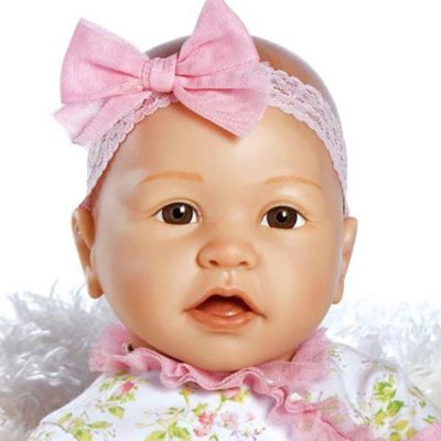 Paradise Galleries 21 Realistic Reborn Doll in Floral Onesie - Baby Layla Image 3
