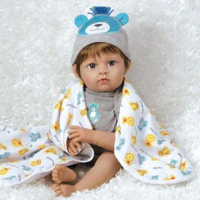 Paradise Galleries Realistic Reborn Doll and Accessories - Boy Lions & Tigers & Bears, Oh My! Image 3