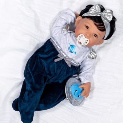 Paradise Galleries Realistic Reborn Toddler Doll, Jannie de Lange Designer's Doll - Galaxia Image 1