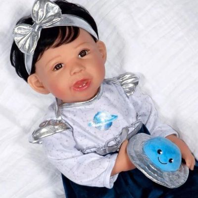 Paradise Galleries Realistic Reborn Toddler Doll, Jannie de Lange Designer's Doll - Galaxia Image 3