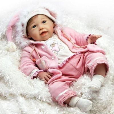 Paradise Galleries Realistic Weighted Body Baby Doll, Jannie de Lange Designer's Collections Image 1