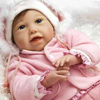 Paradise Galleries Realistic Weighted Body Baby Doll, Jannie de Lange Designer's Collections Image 1