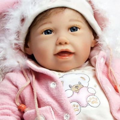 Paradise Galleries Realistic Weighted Body Baby Doll, Jannie de Lange Designer's Collections Image 2