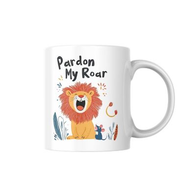Pardon My Roar Mug by Dancing Littles Jungle Image 1