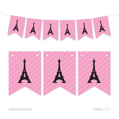 Paris Eiffel Tower Banner - 4 x 5.5 Inch Image 1