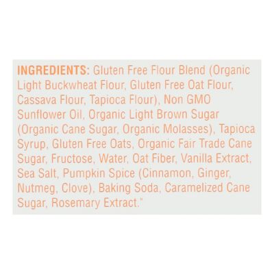 Partake Foods - Cookies Sft Baked Pumpkin Spice - Case of 6-5.5 OZ