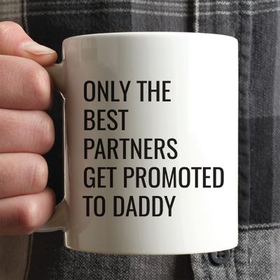 Partners Promoted to Daddy Ceramic Mug Image 1
