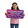 Parts of Speech Educational Classroom Posters - 8 Pc. Image 1