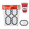 Party Cup Stickers Image 1
