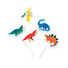 Party Dinosaur-Shaped Candles - 5 Pc. Image 1