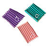 Party Gras Hanging Tissue Paper Pom-Pom Decorations - Less Than Perfect - 6 Pc. Image 1