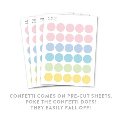 Pastel Baby Confetti 180-Pack Image 1